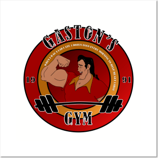 Gaston's Gym (Red) Posters and Art